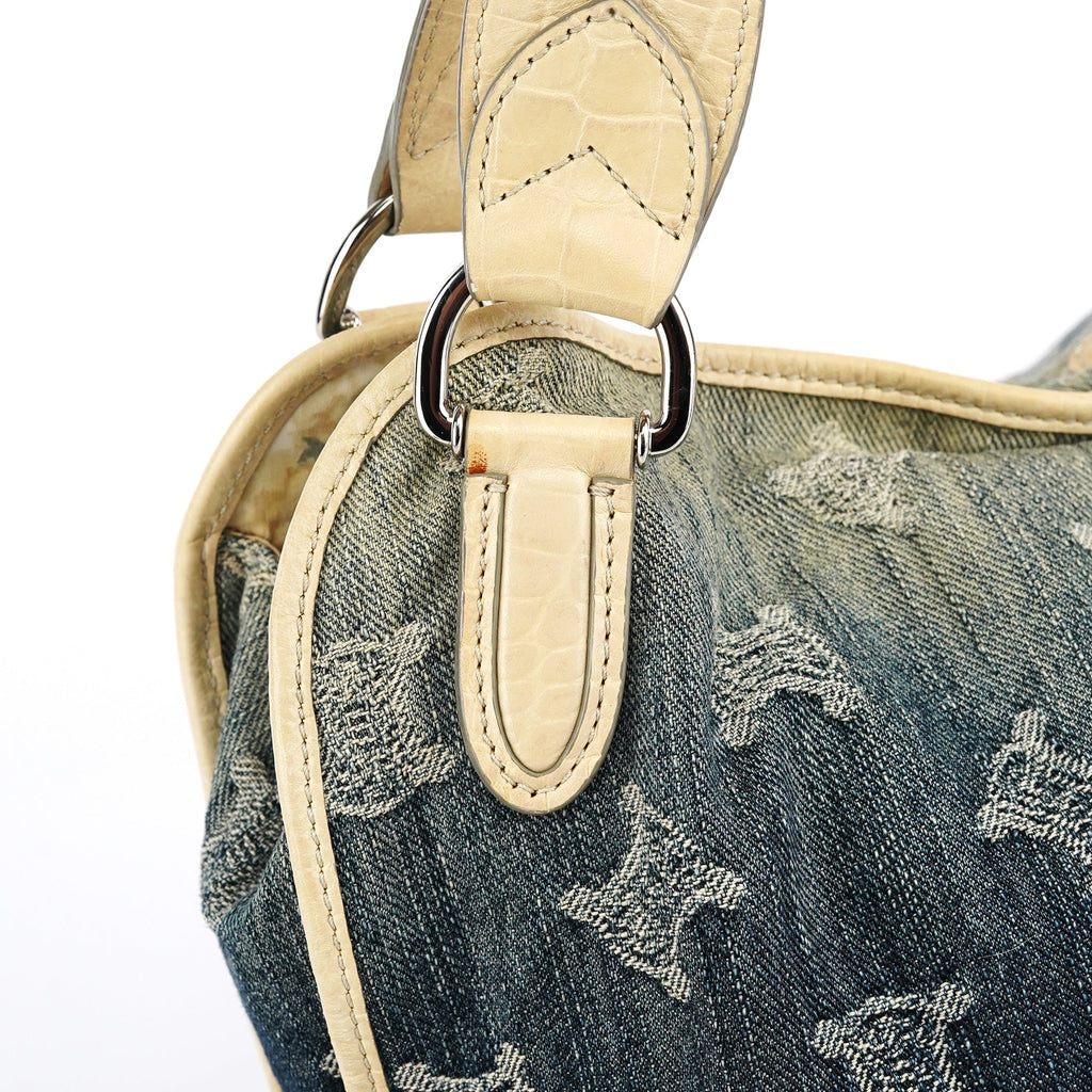 Navy Gradient Denim Bittersweet Shoulder Bag