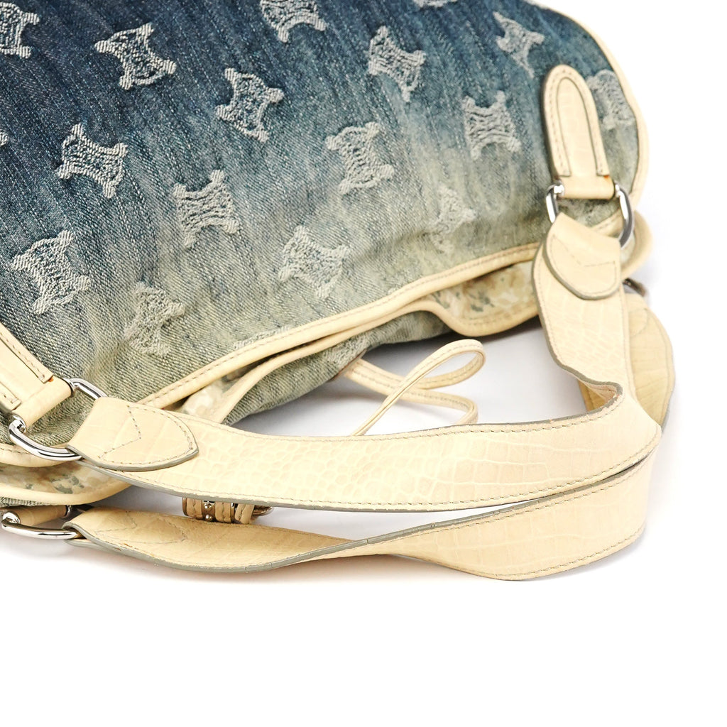 Navy Gradient Denim Bittersweet Shoulder Bag