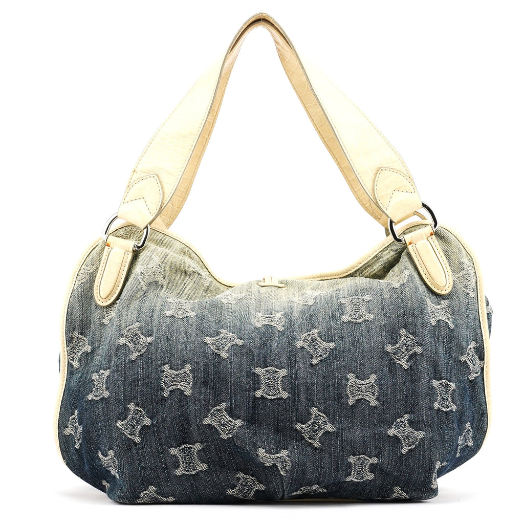 Navy Gradient Denim Bittersweet Shoulder Bag
