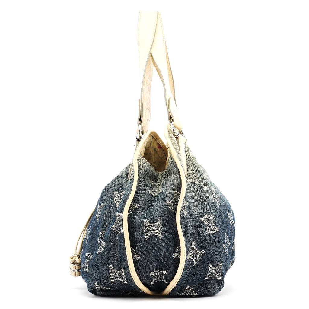 Navy Gradient Denim Bittersweet Shoulder Bag