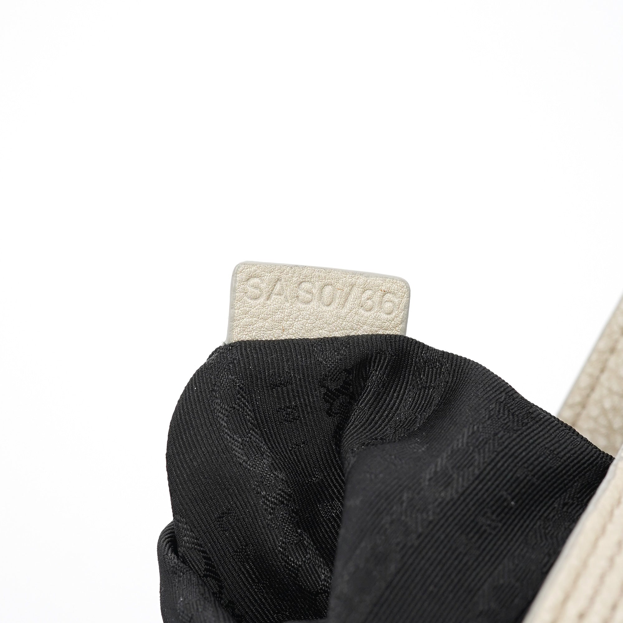 Off White Leather Bittersweet Shoulder Bag