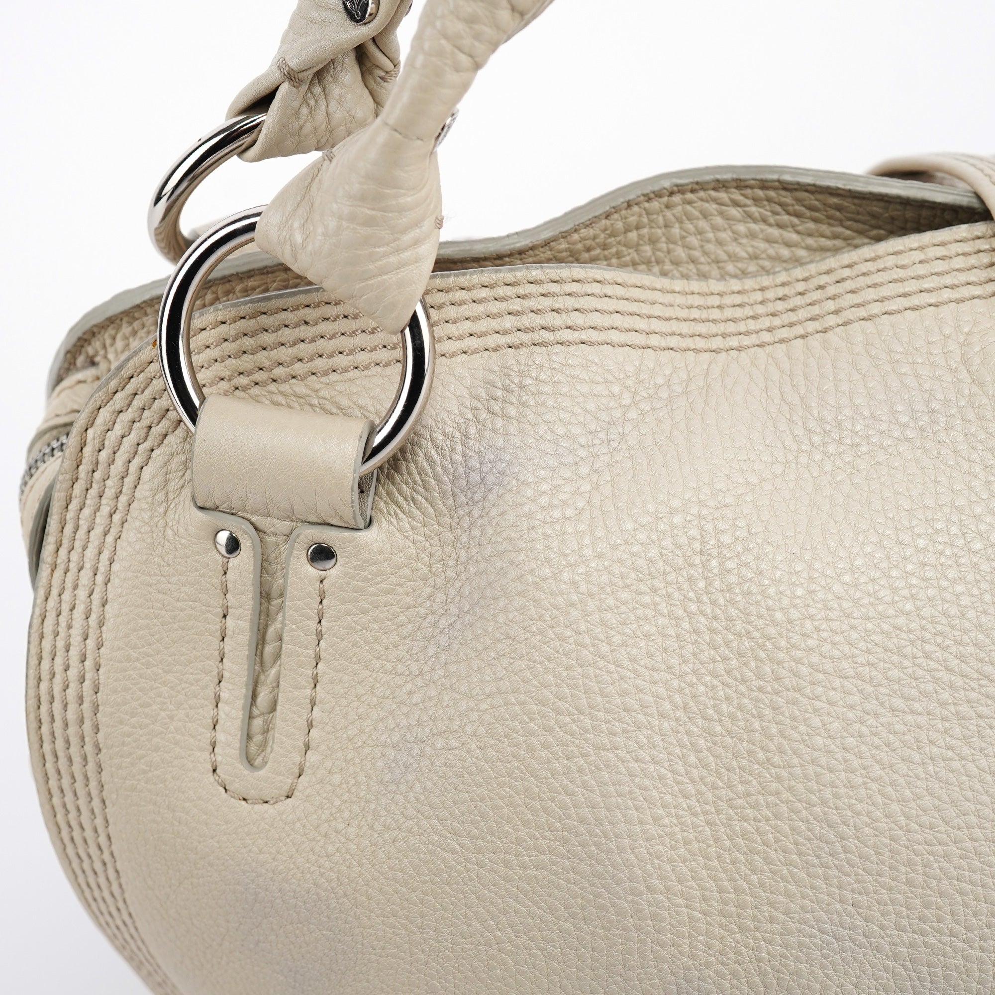 Off White Leather Bittersweet Shoulder Bag