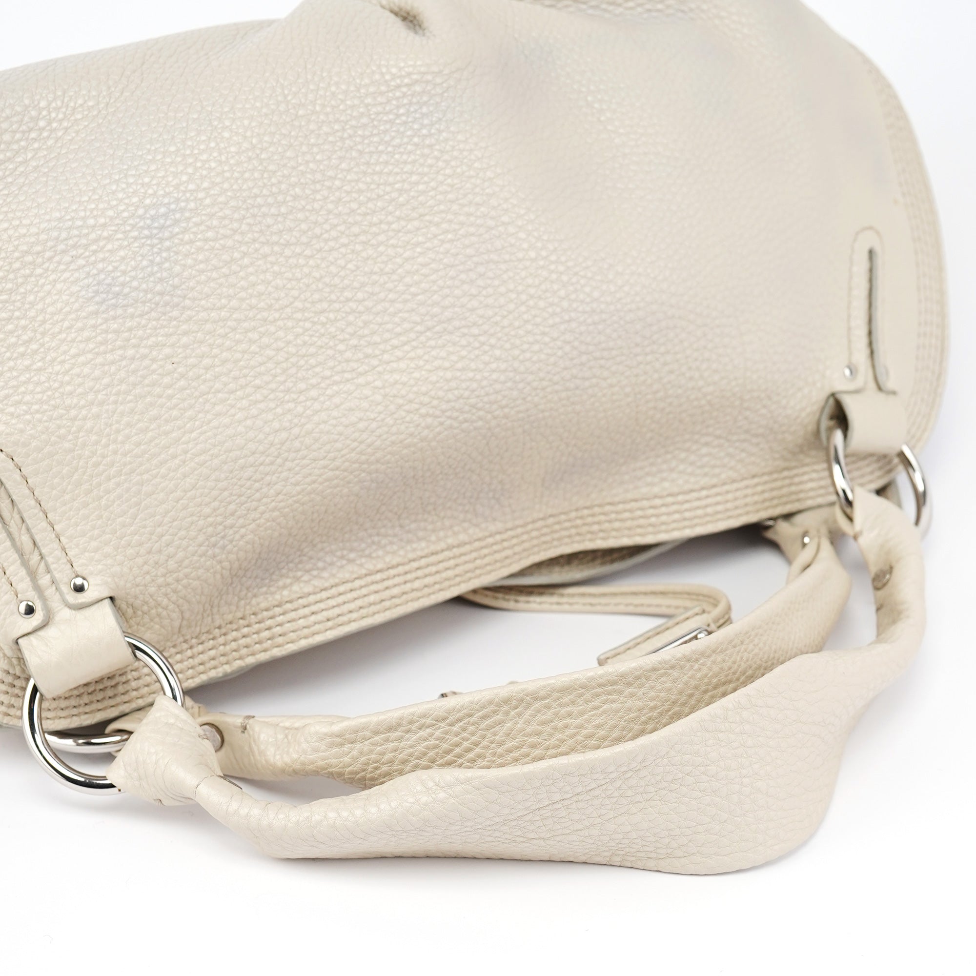 Off White Leather Bittersweet Shoulder Bag