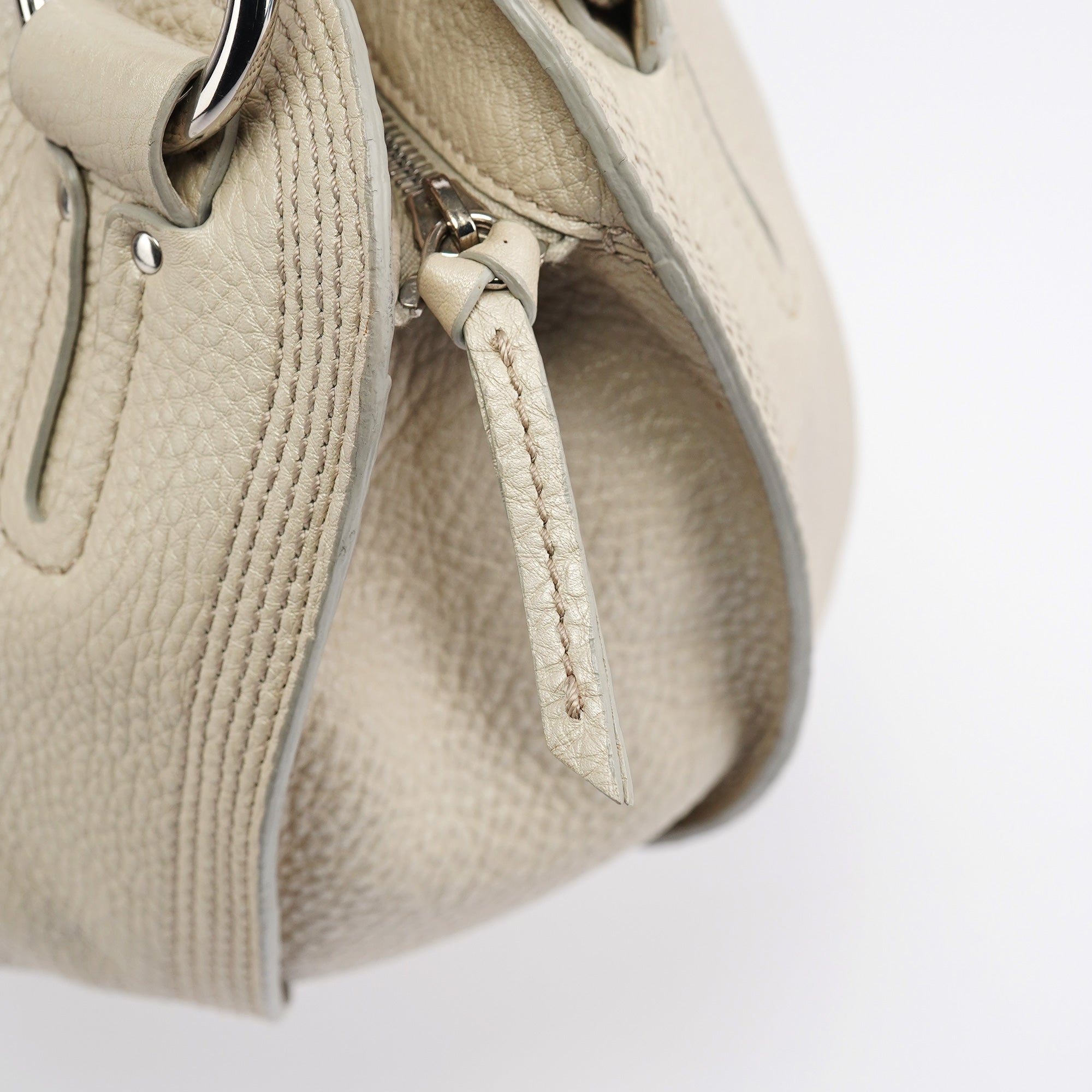 Off White Leather Bittersweet Shoulder Bag