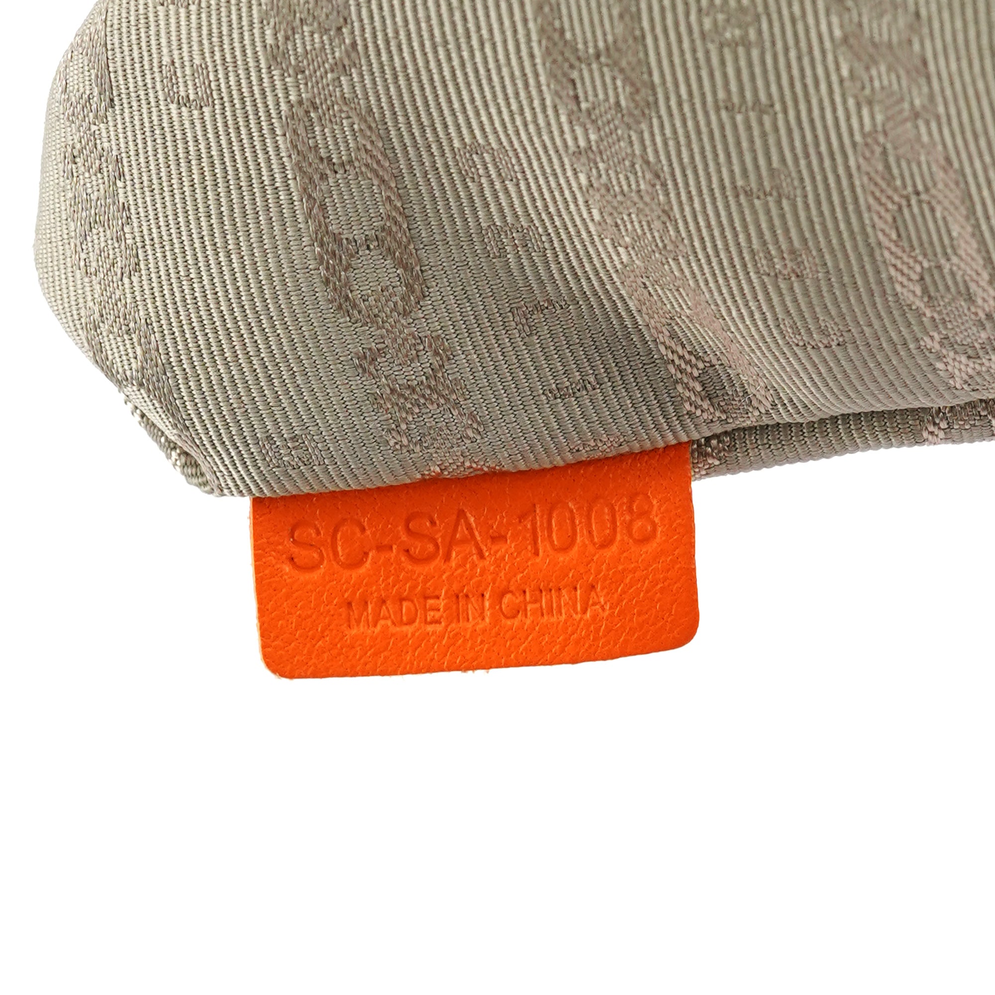 Orange Leather Pillow 2-Way Bag