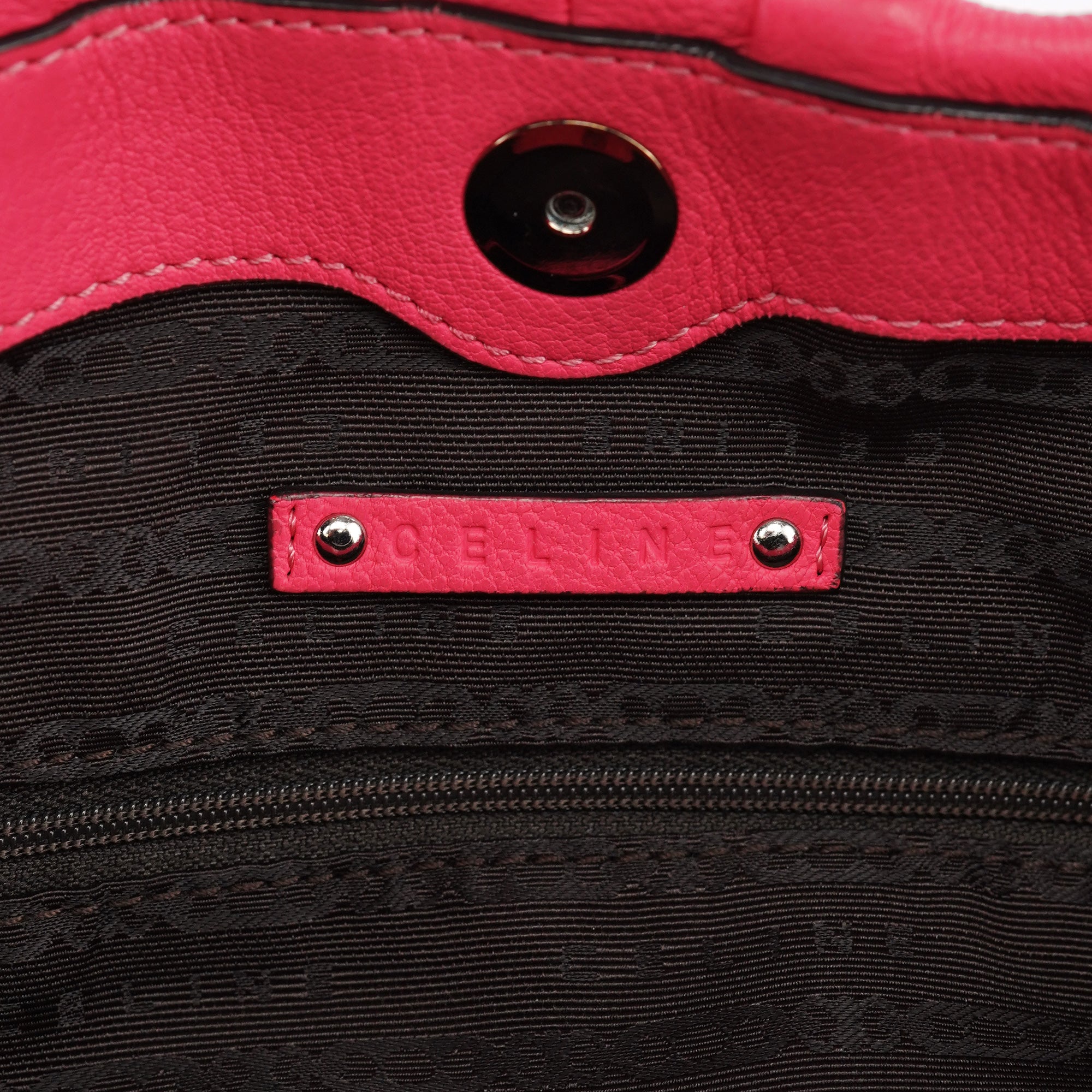 Pink Leather Pillow 2-Way Tote Bag