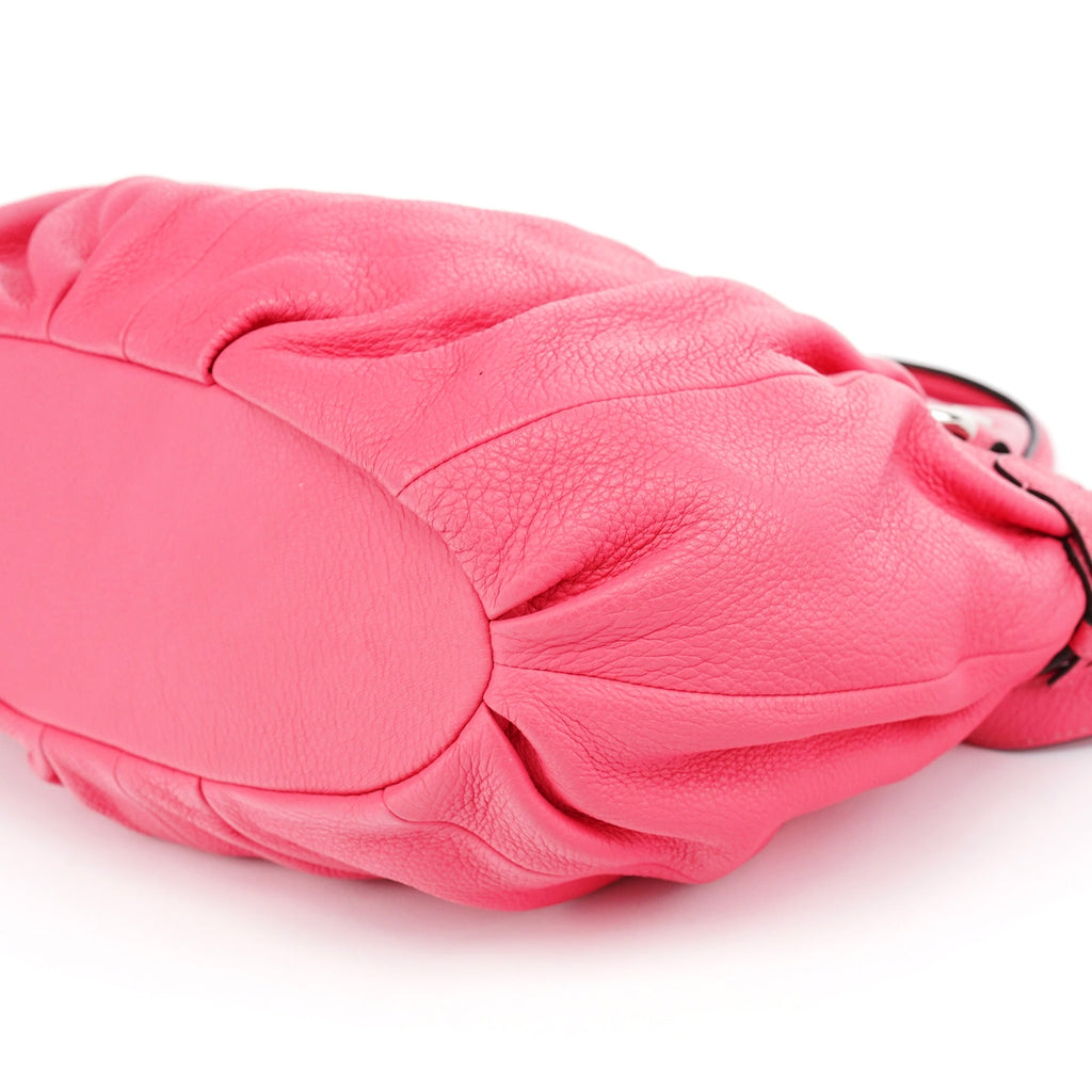 Pink Leather Pillow 2-Way Tote Bag