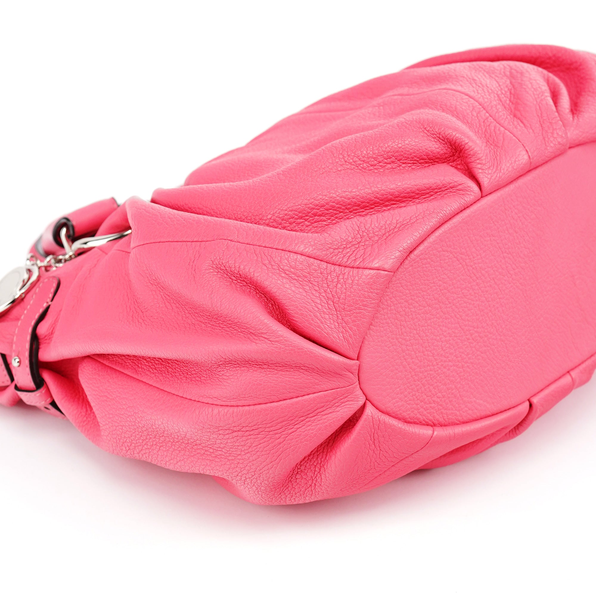 Pink Leather Pillow 2-Way Tote Bag