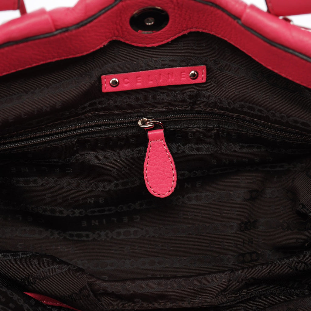 Pink Leather Pillow 2-Way Tote Bag