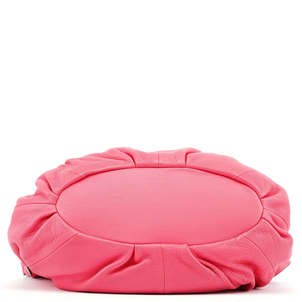 Pink Leather Pillow 2-Way Tote Bag