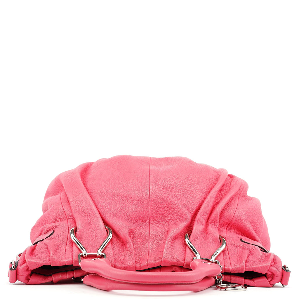 Pink Leather Pillow 2-Way Tote Bag