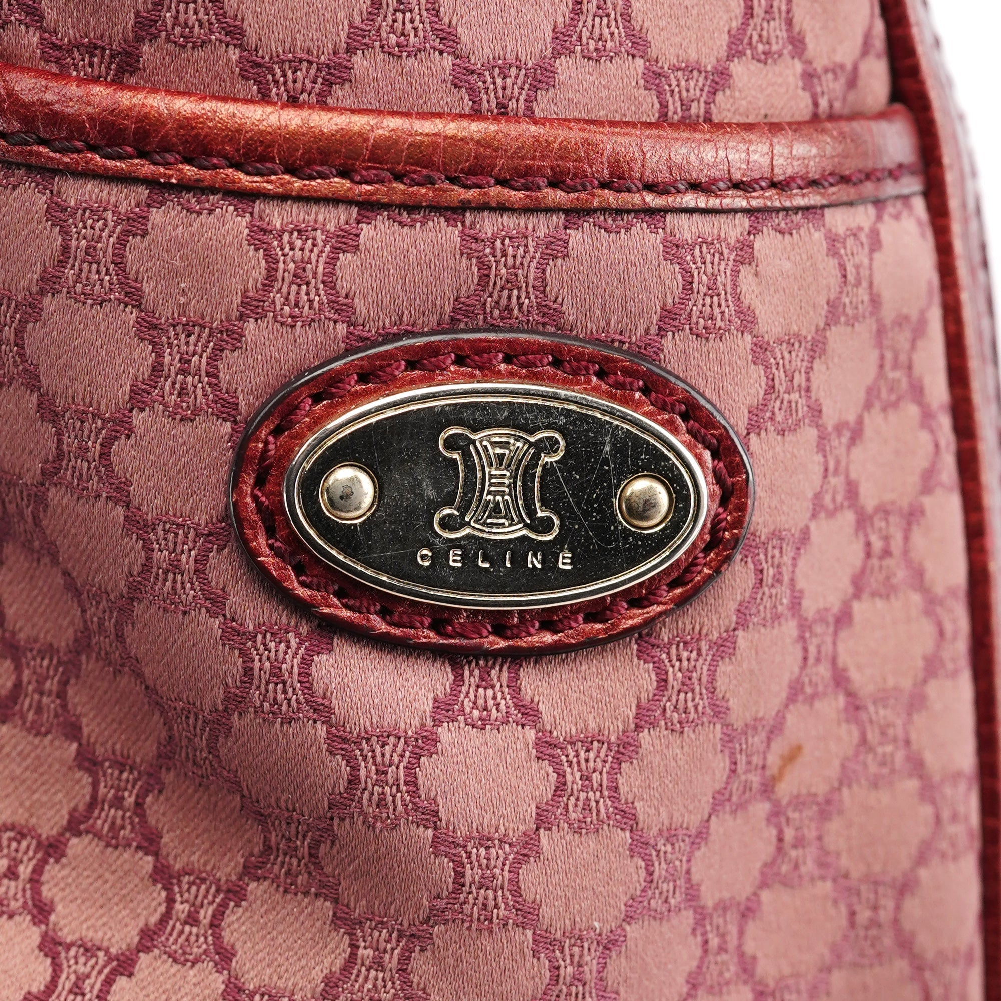 Pink Monongram Boogie Tote Bag