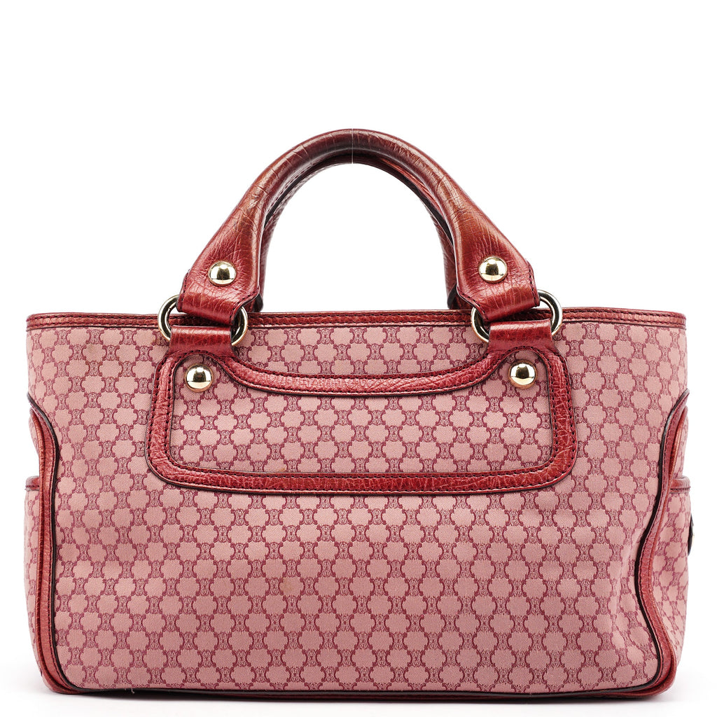 Pink Monongram Boogie Tote Bag