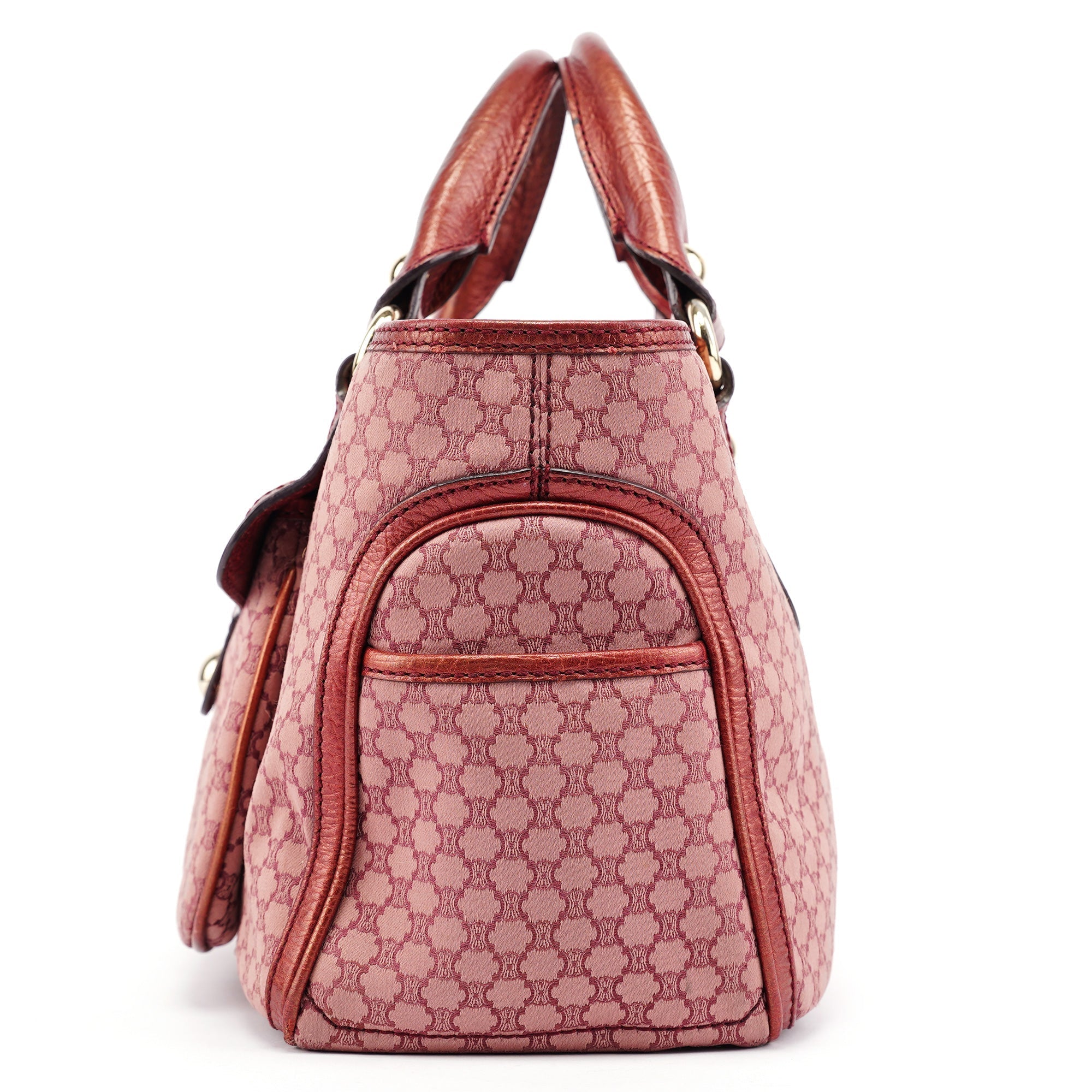 Pink Monongram Boogie Tote Bag