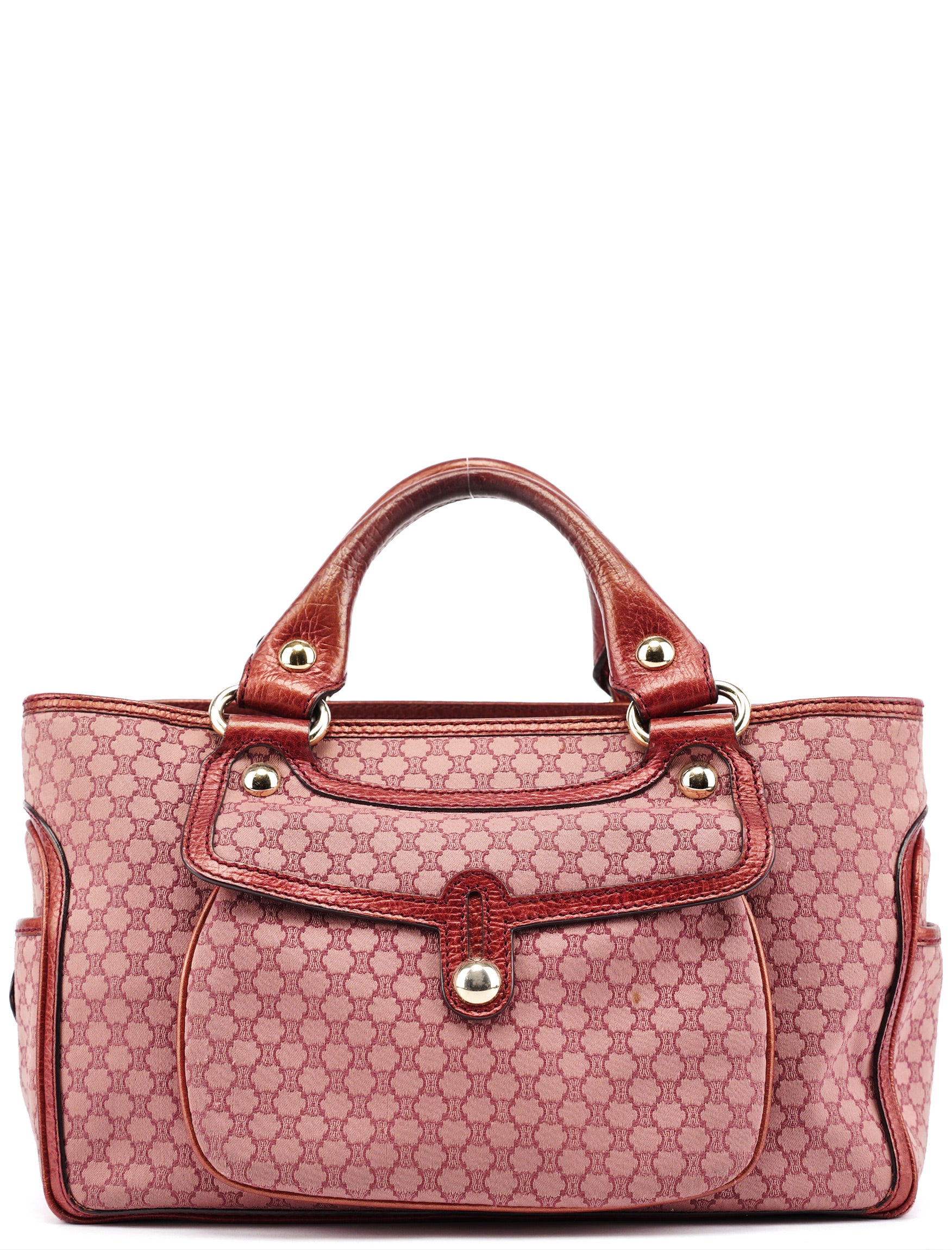 Pink Monongram Boogie Tote Bag