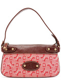 Red Brown Macadam Shoulder Bag