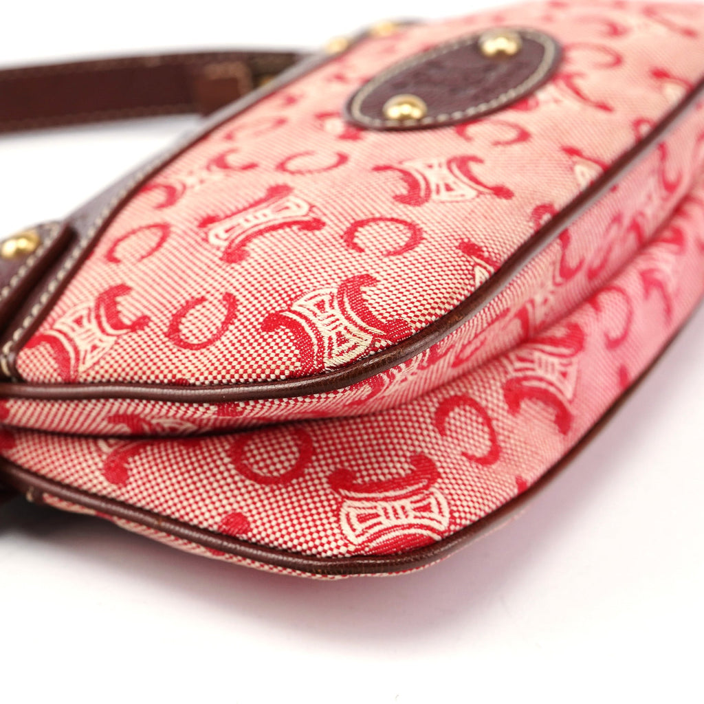 Red Brown Triomphe CC Shoulder Bag