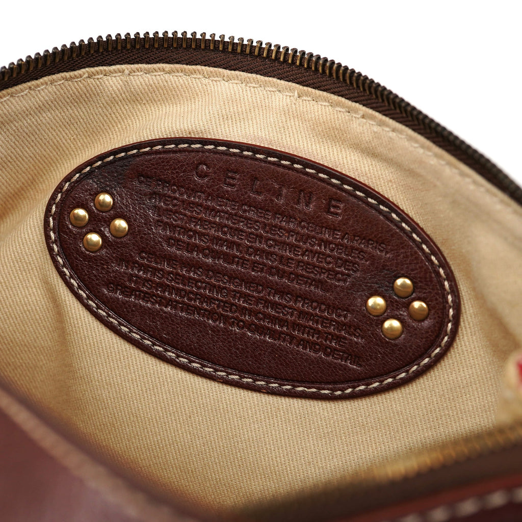 Red Brown Triomphe CC Shoulder Bag