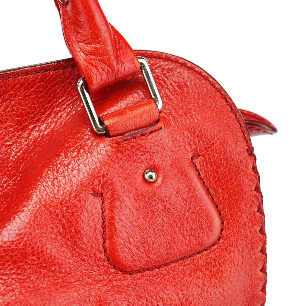 Red Leather Bittersweet Shoulder Bag
