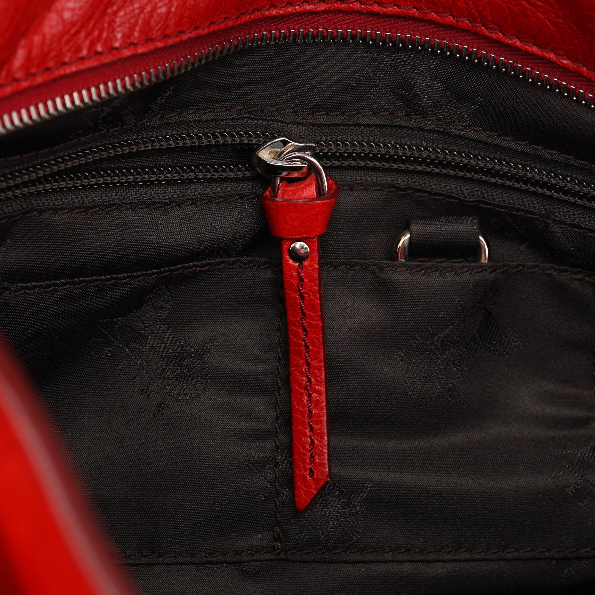Red Leather Bittersweet Shoulder Bag