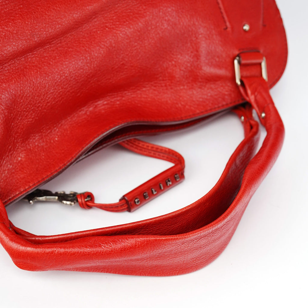 Red Leather Bittersweet Shoulder Bag