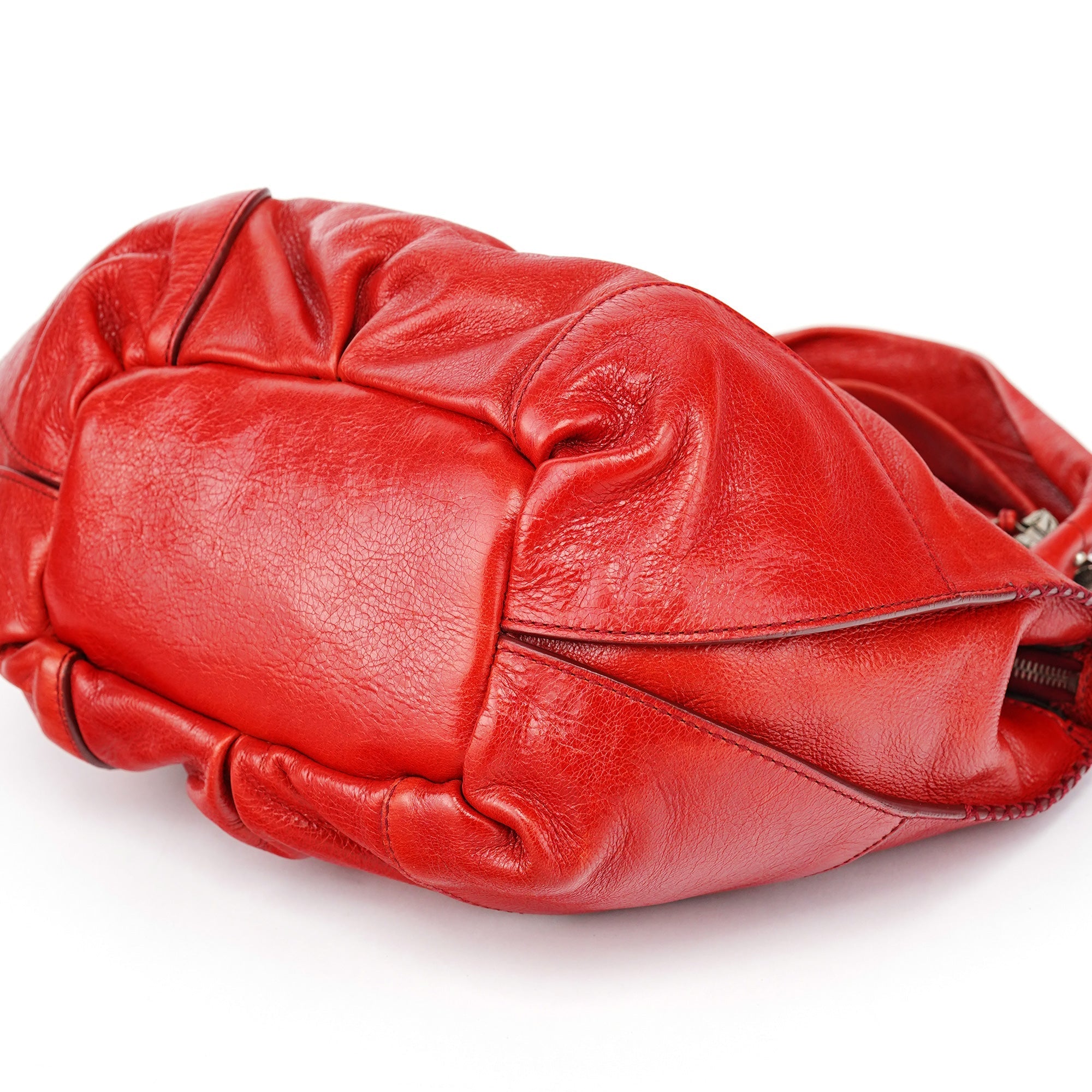 Red Leather Bittersweet Shoulder Bag
