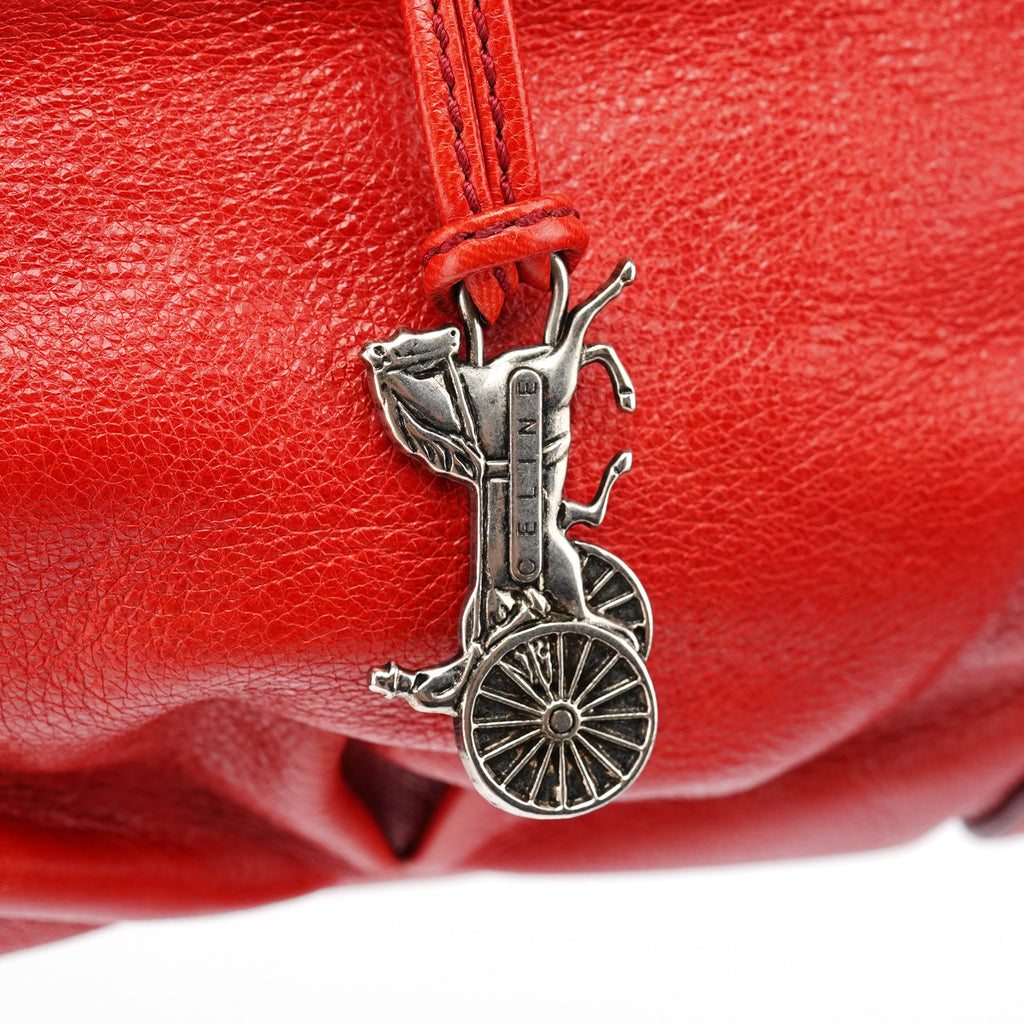 Red Leather Bittersweet Shoulder Bag