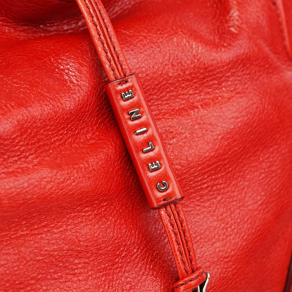 Red Leather Bittersweet Shoulder Bag