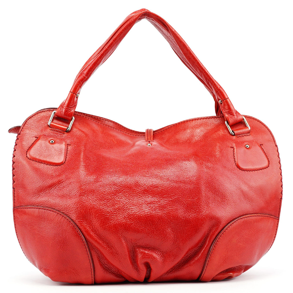 Red Leather Bittersweet Shoulder Bag