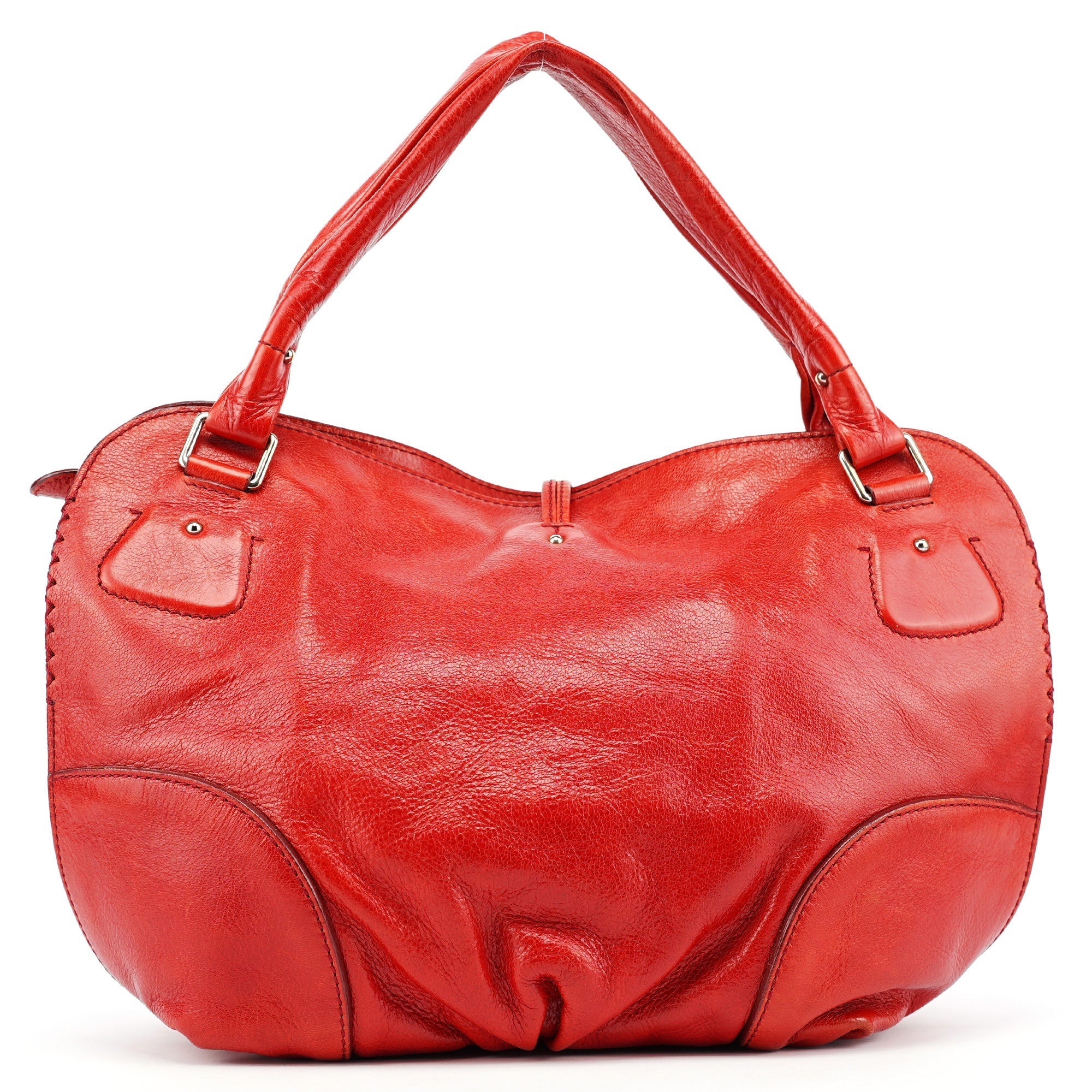 Red Leather Bittersweet Shoulder Bag