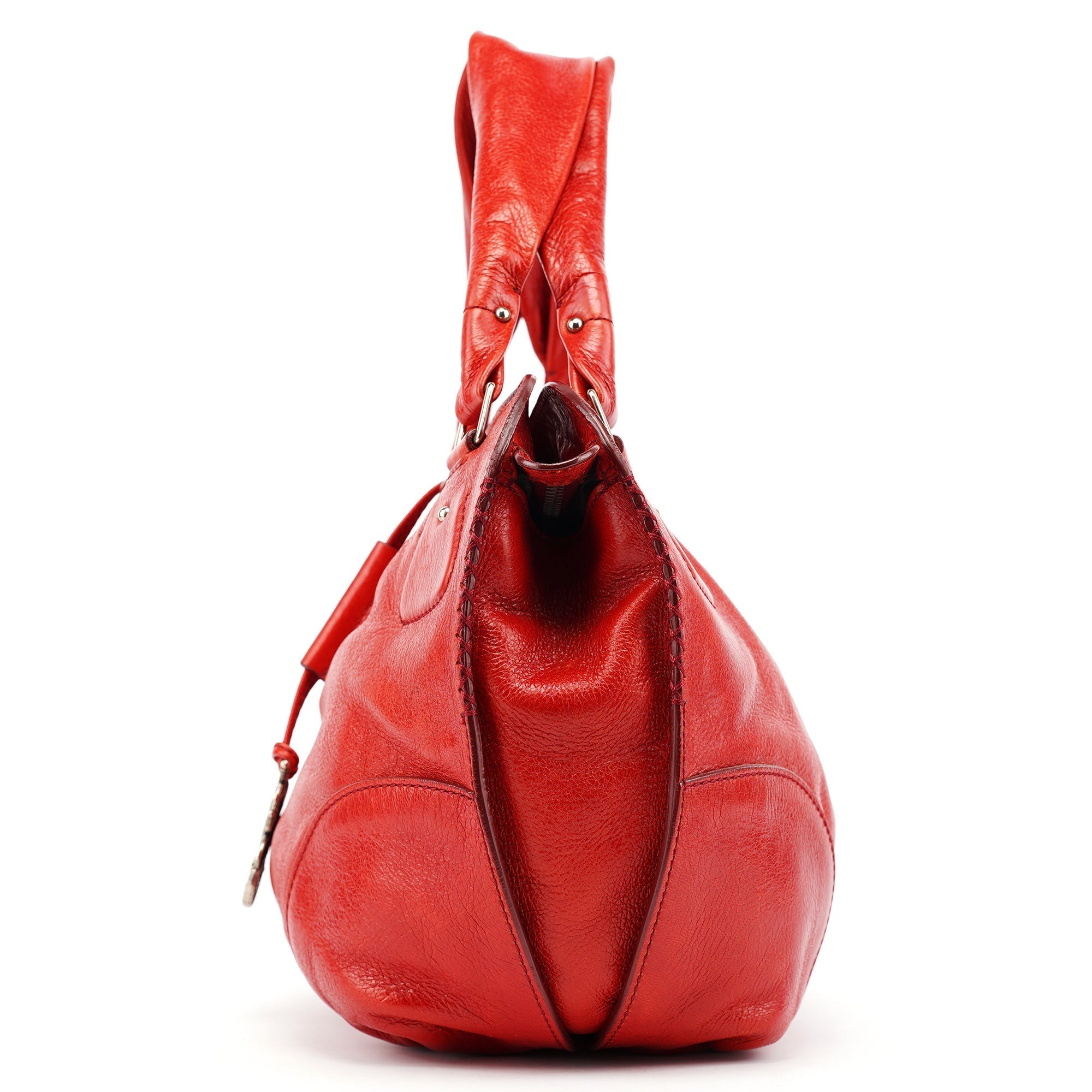 Red Leather Bittersweet Shoulder Bag