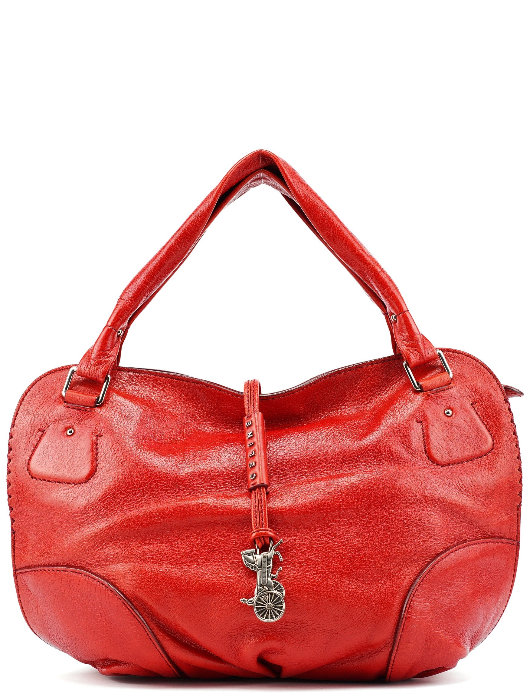 Red Leather Bittersweet Shoulder Bag