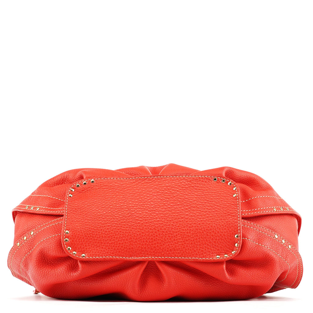 Red Leather Bittersweet Shoulder Bag