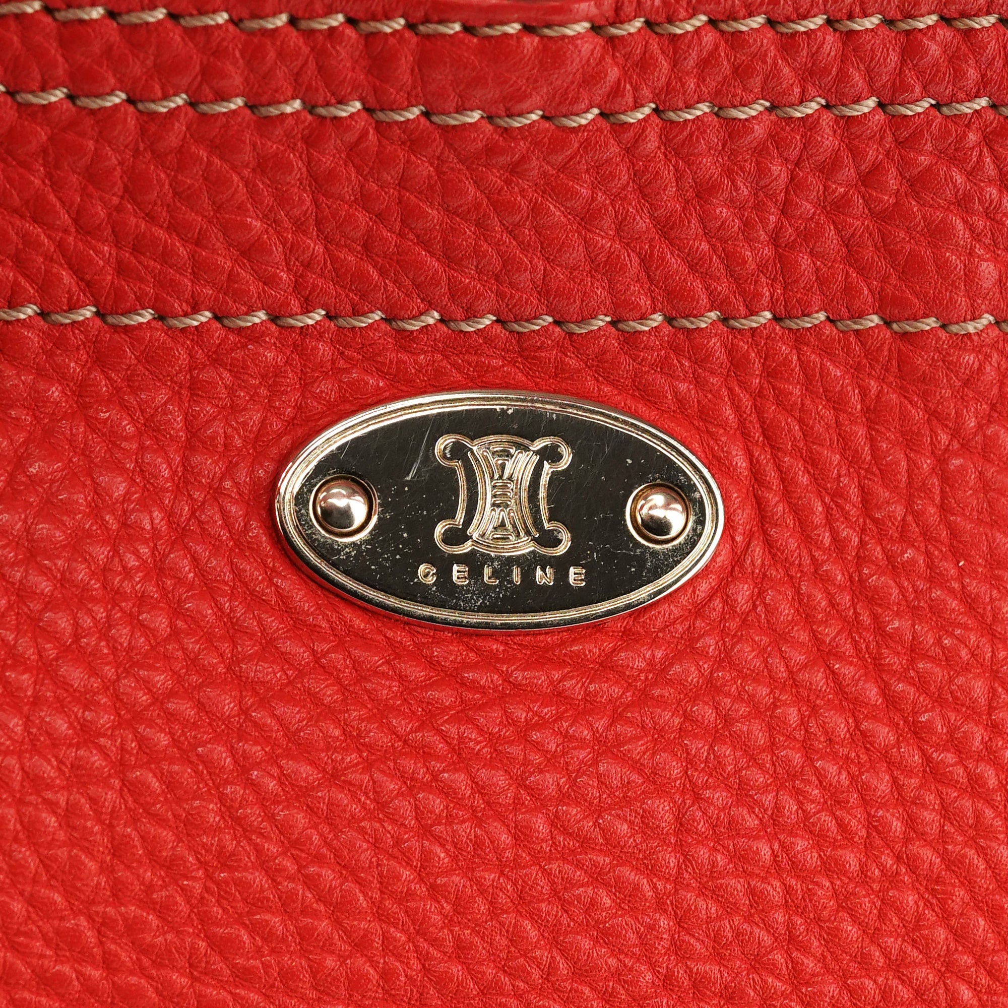 Red Leather Bittersweet Shoulder Bag