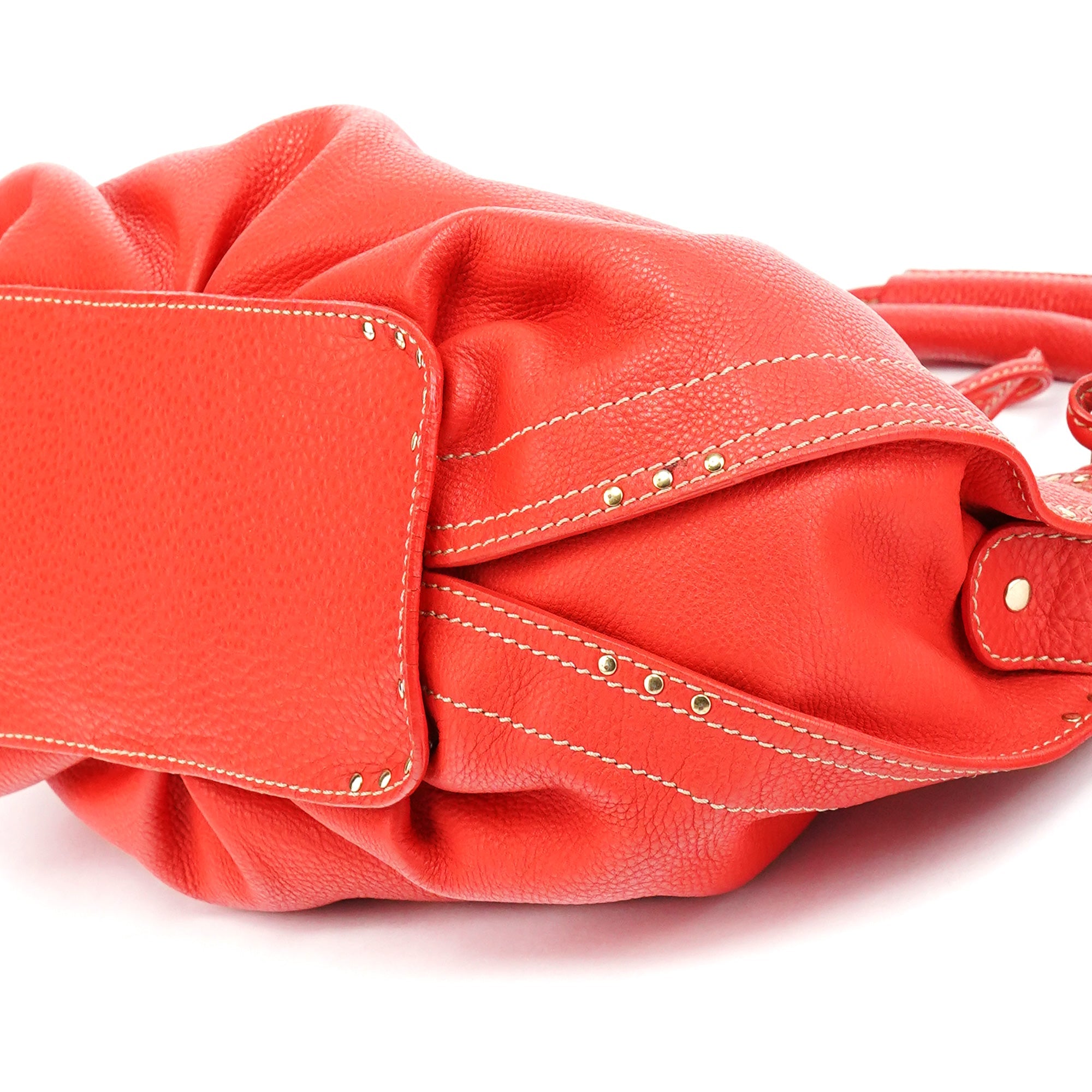 Red Leather Bittersweet Shoulder Bag