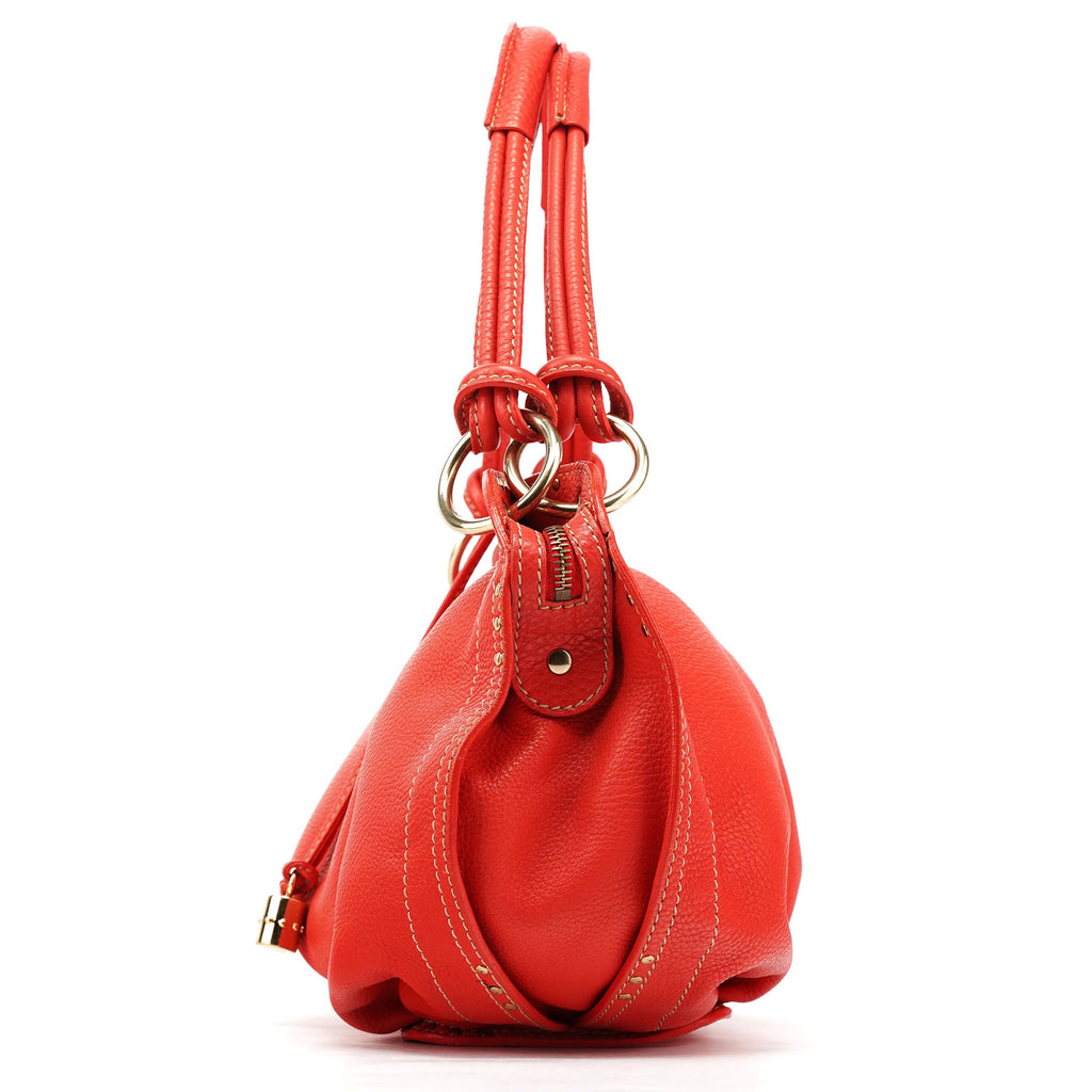 Red Leather Bittersweet Shoulder Bag
