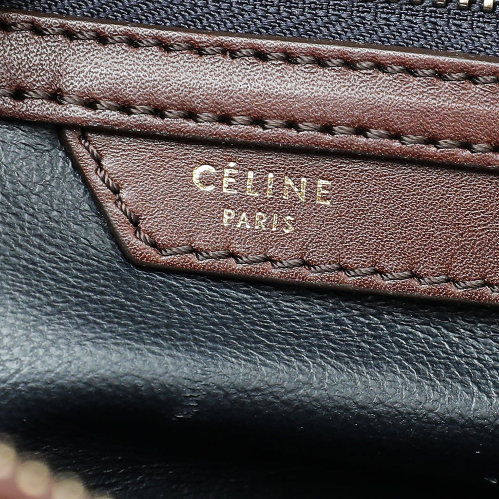 Celine Tricolor Mini Luggage Bag