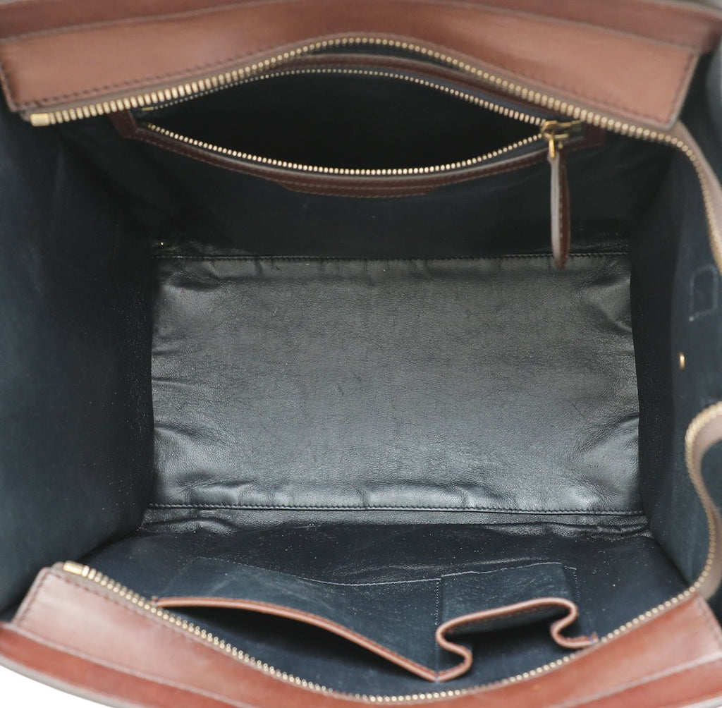 Celine Tricolor Mini Luggage Bag