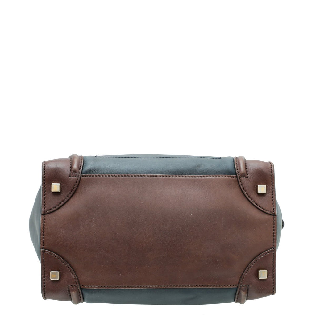 Celine Tricolor Mini Luggage Bag