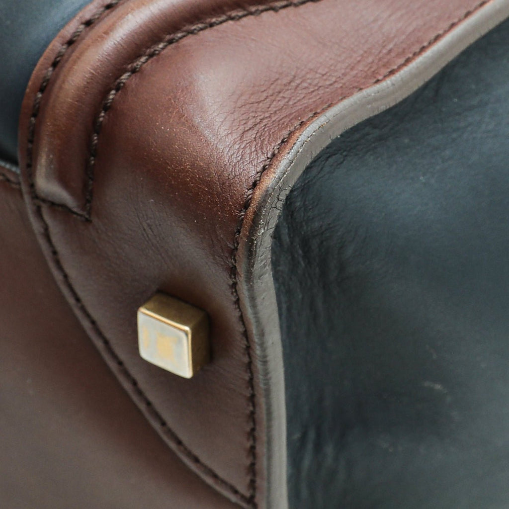 Celine Tricolor Mini Luggage Bag