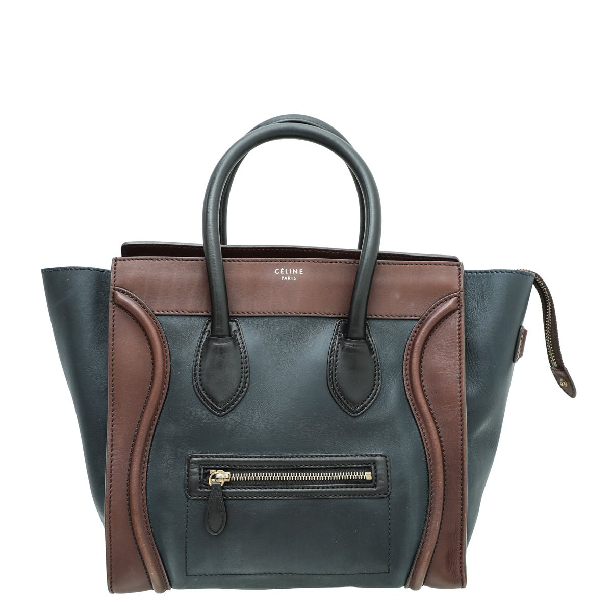 Celine Tricolor Mini Luggage Bag