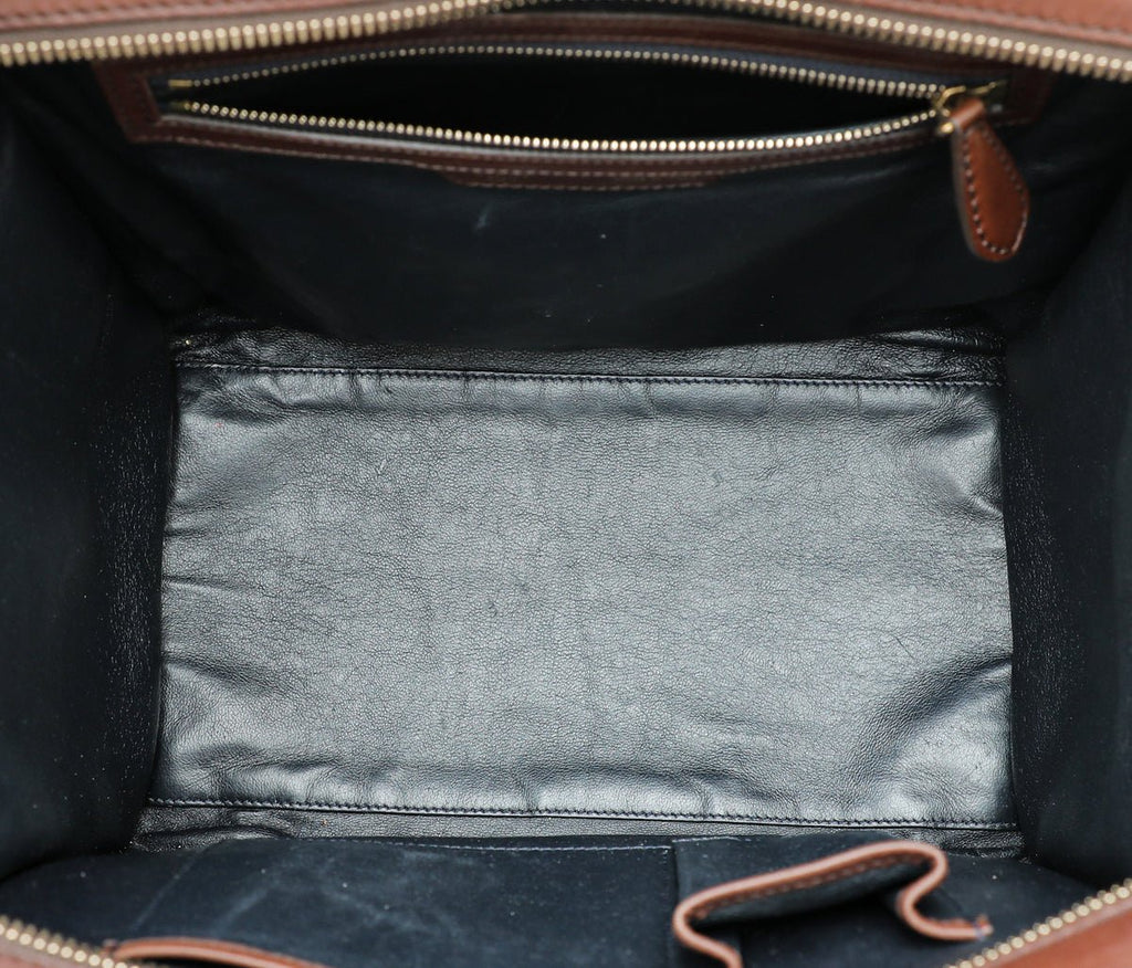 Celine Tricolor Mini Luggage Bag