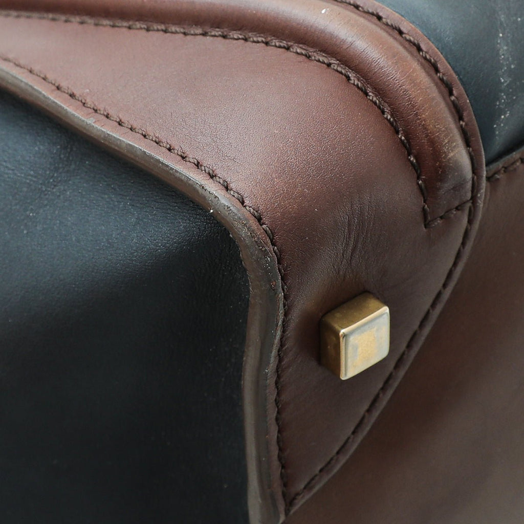 Celine Tricolor Mini Luggage Bag