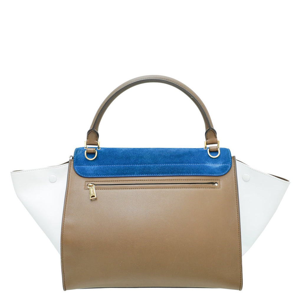 Celine Tricolor Trapeze Medium Bag