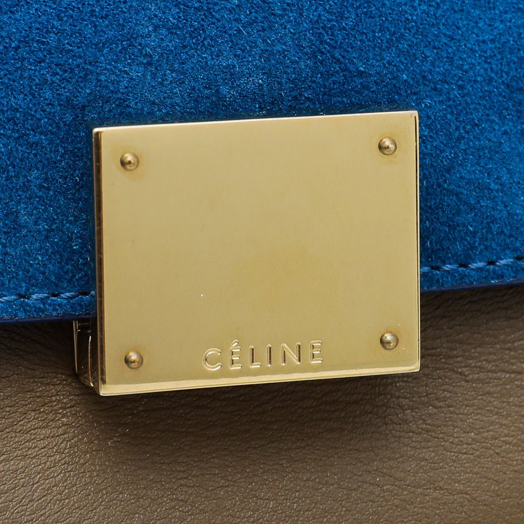 Celine Tricolor Trapeze Medium Bag