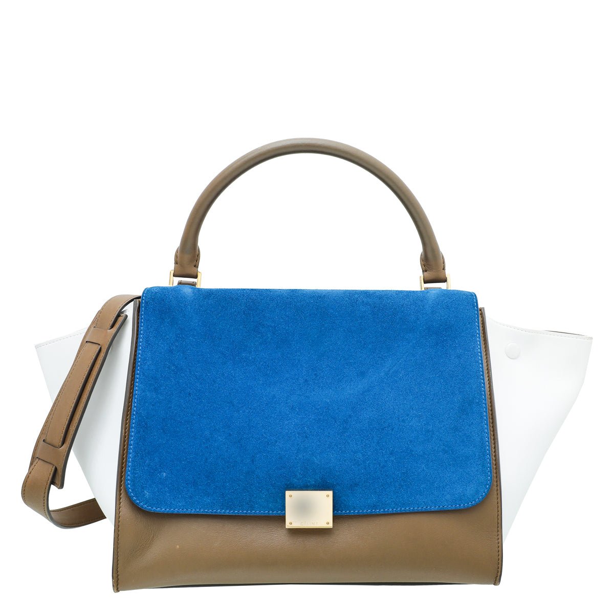 Celine Tricolor Trapeze Medium Bag