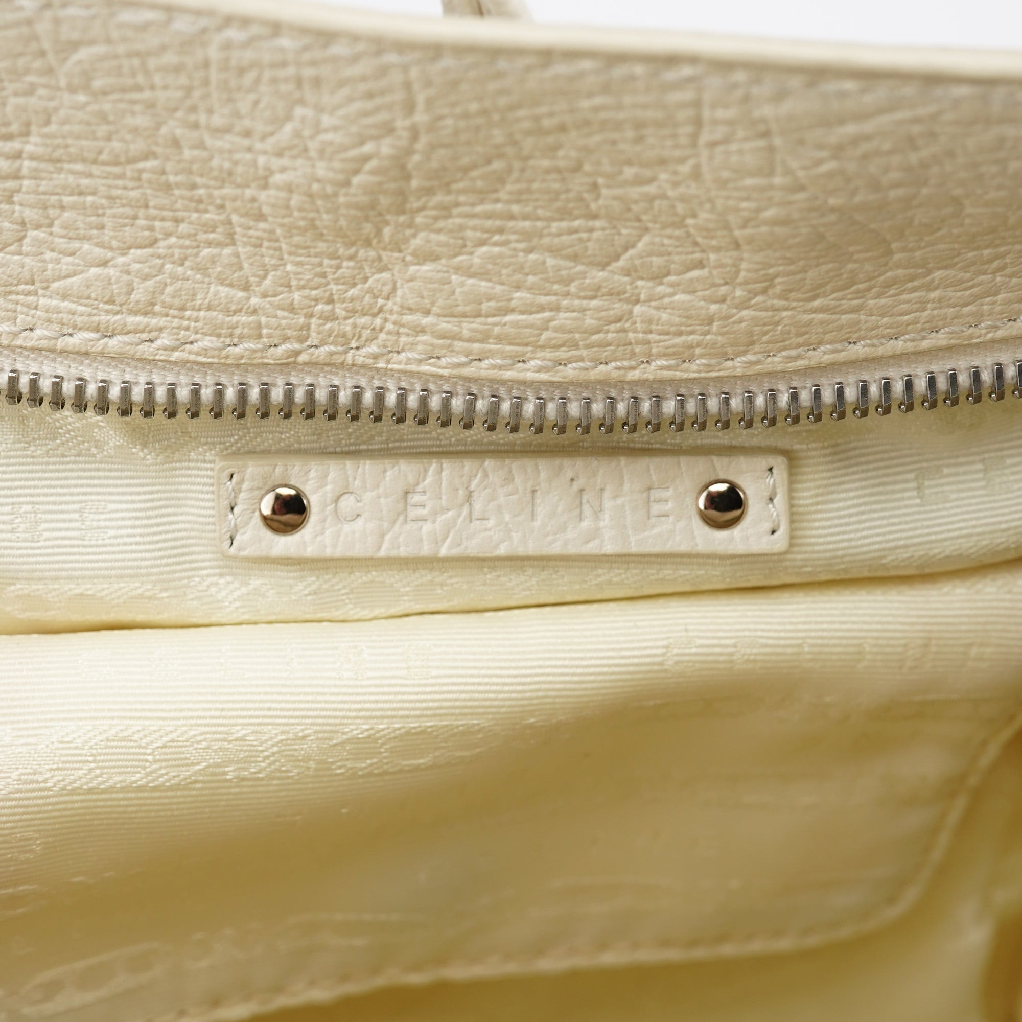 White Leather Bittersweet Hobo Bag