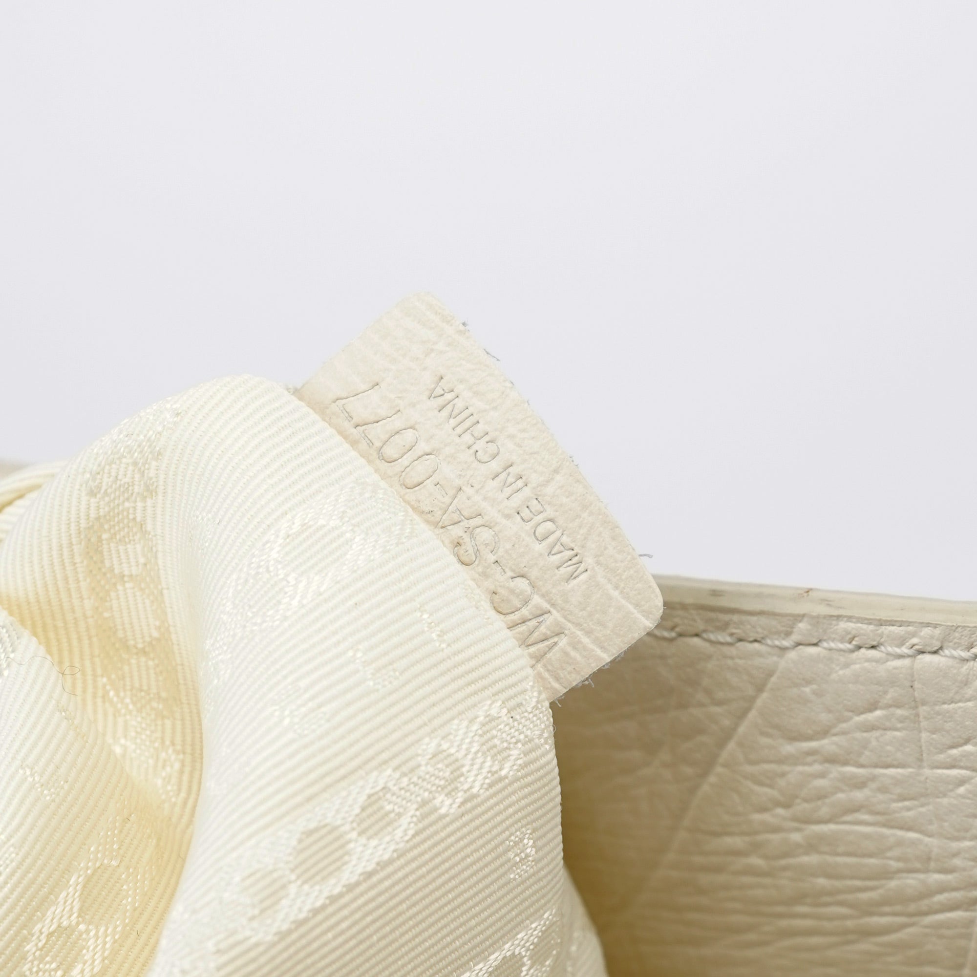White Leather Bittersweet Hobo Bag