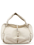 White Leather Bittersweet Hobo Bag