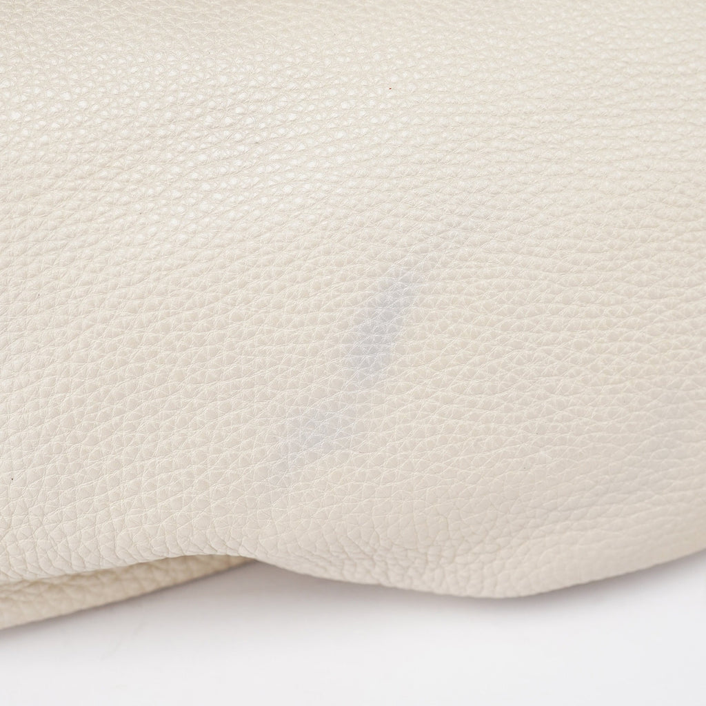 White Leather Bittersweet Hobo Bag